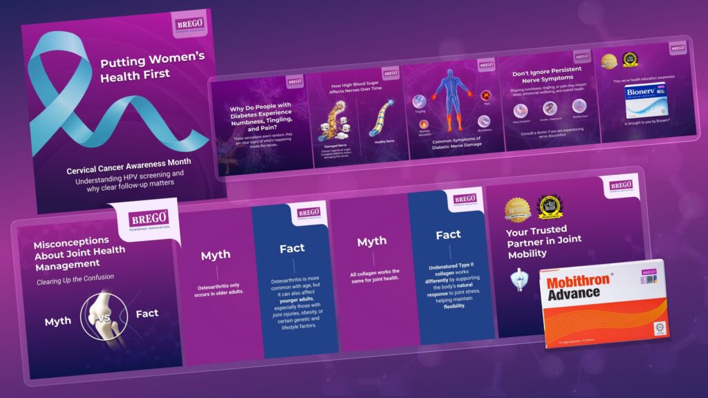 BREGO: a clearer brand for a healthcare company, case study by Jextures (image 2 of 2)