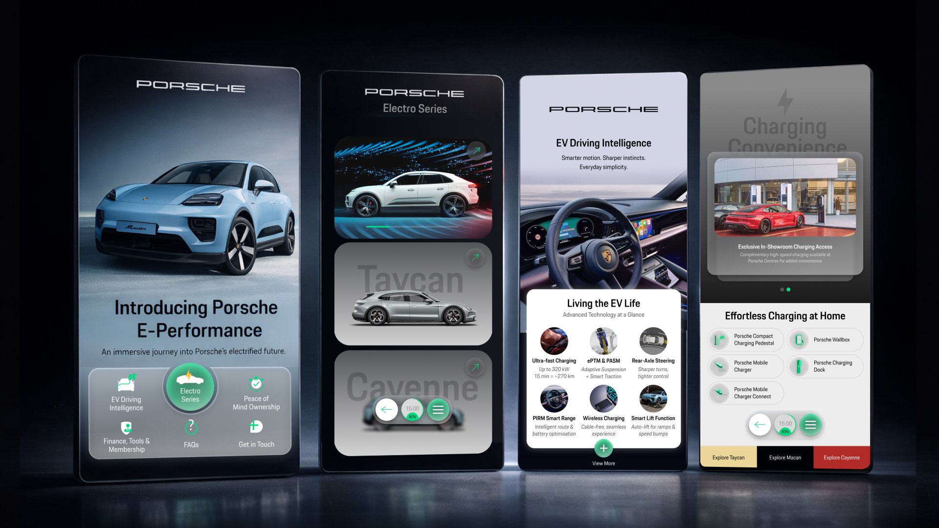 Porsche: an interactive showroom experience for the EV range, case study by Jextures (image 1 of 1)